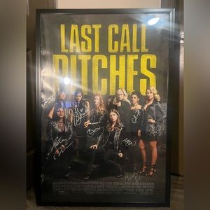 Signed Poster by Pitch Perfect cast